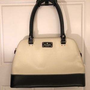Kate Spade - black and white tote
